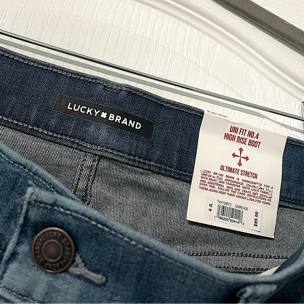Lucky Brand, Size 4, Denim, High Rise Boot Jean, NWT - Picture 3 of 4